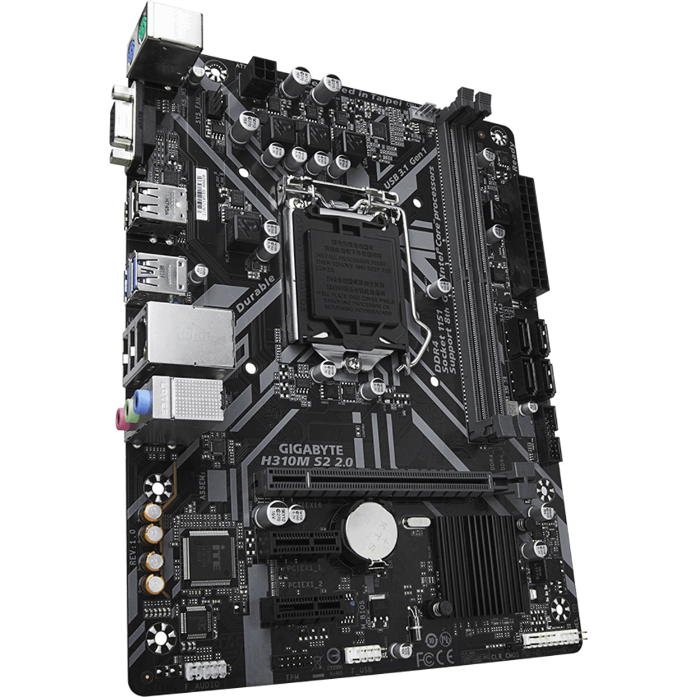 

Материнская плата Gigabyte H310M S2 2.0, H310M S2 2.0