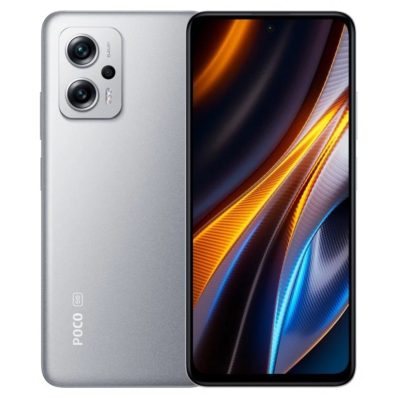 

Смартфон Xiaomi POCO X4 GT 8GB/256GB Silver EU (22041216G)