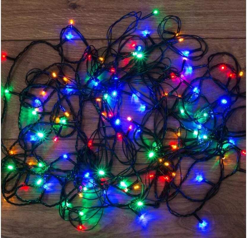 

Новогодняя гирлянда Neon-night 120 LED 12 м мультиколор [303-105], Новогодняя гирлянда Neon-night 120 LED 12 м 303-105 мультиколор