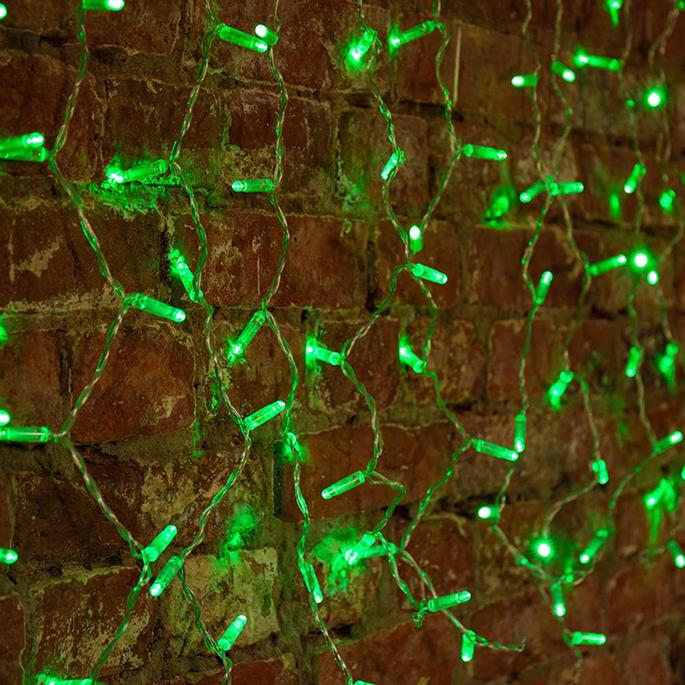 

Новогодняя гирлянда Neon-night Дождь 2x0.8m 160 LED Green [235-104], Светодиодный занавес Neon-night Дождь 2x0.8m 160 LED 235-104 Green