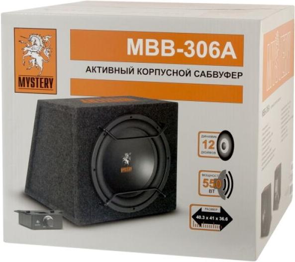 

Корпусной активный сабвуфер Mystery MBB-306A, MBB-306A