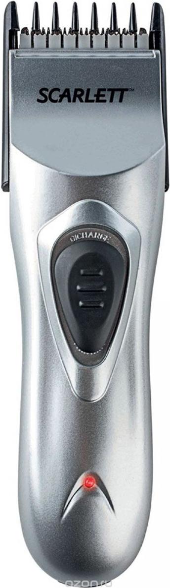 

Машинка для стрижки волос Scarlett SC-160 серебристый, Машинка для стрижки волос Scarlett SC-160 серый