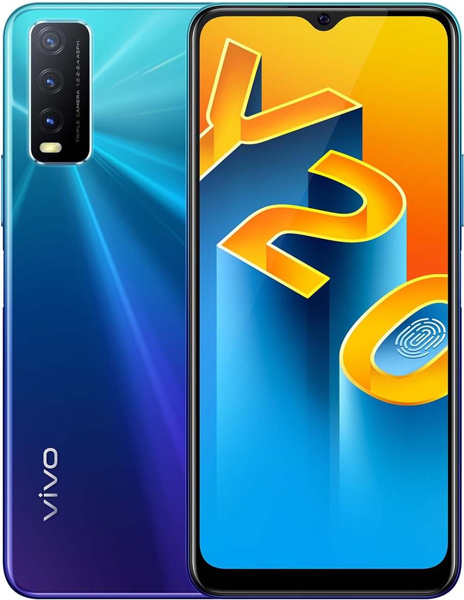 

Мобильный телефон Vivo Y20 4/64GB V2027 Nebula Blue, Y20 4/64GB V2027
