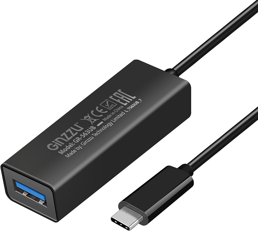 

USB-хаб Ginzzu GR-563UB