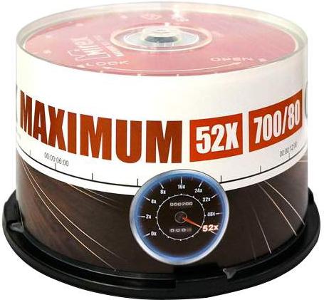 

Оптический диск Mirex CD-R 700 Mb 52х Maximum Cake Box 50 [201281], CD-R 700 Mb 52х Maximum Cake Box 50