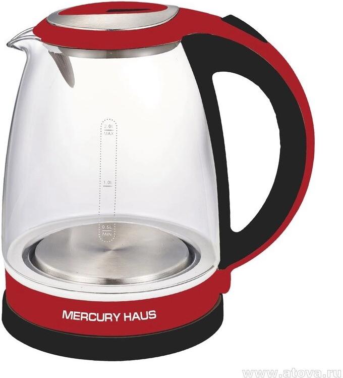 

Электрочайник Mercury MC-7901 красный, MC-7901