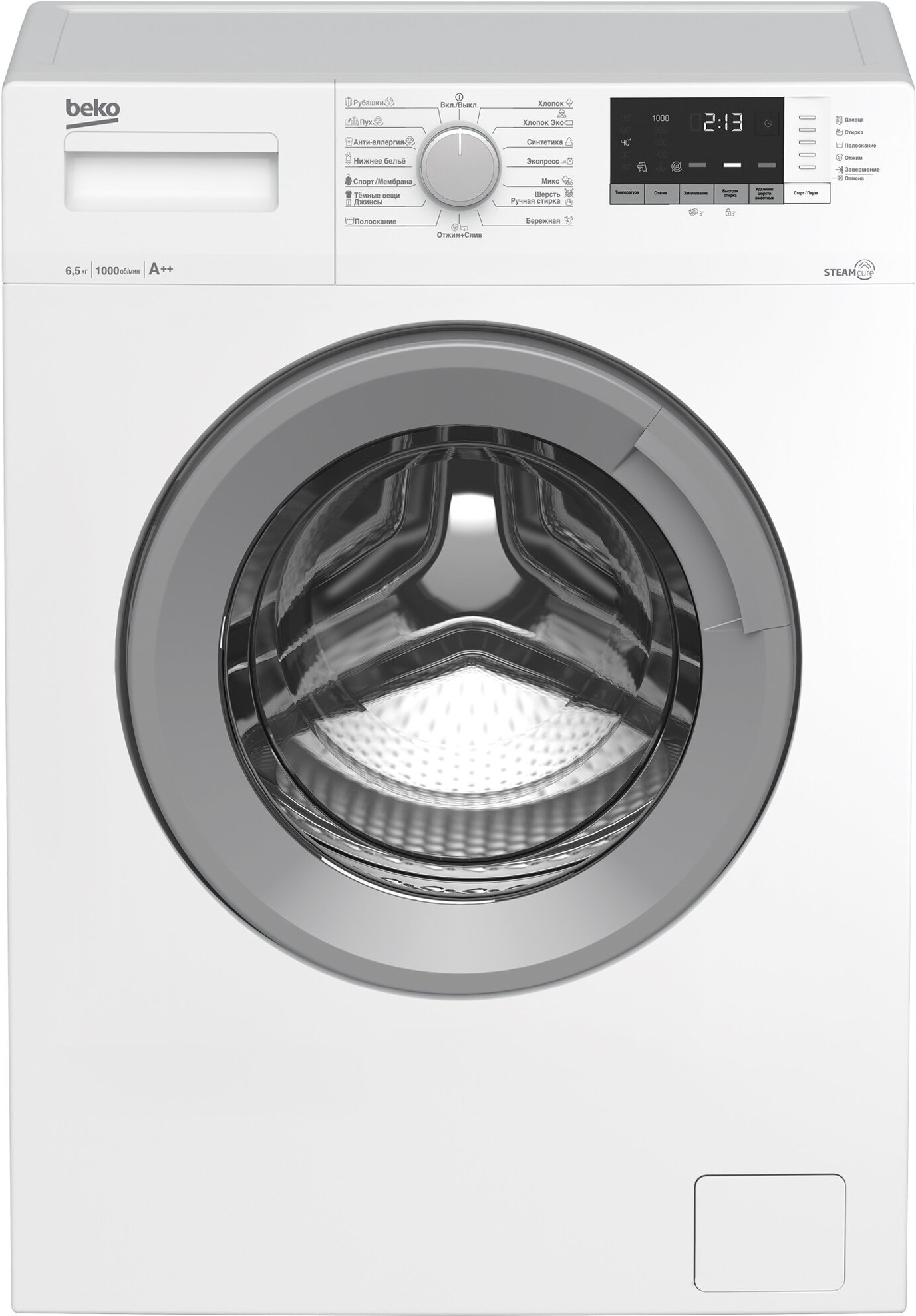 

Стиральная машина BEKO WSRE6H512ZSW [7320210018], Стиральная машина BEKO WSRE6H512ZSW