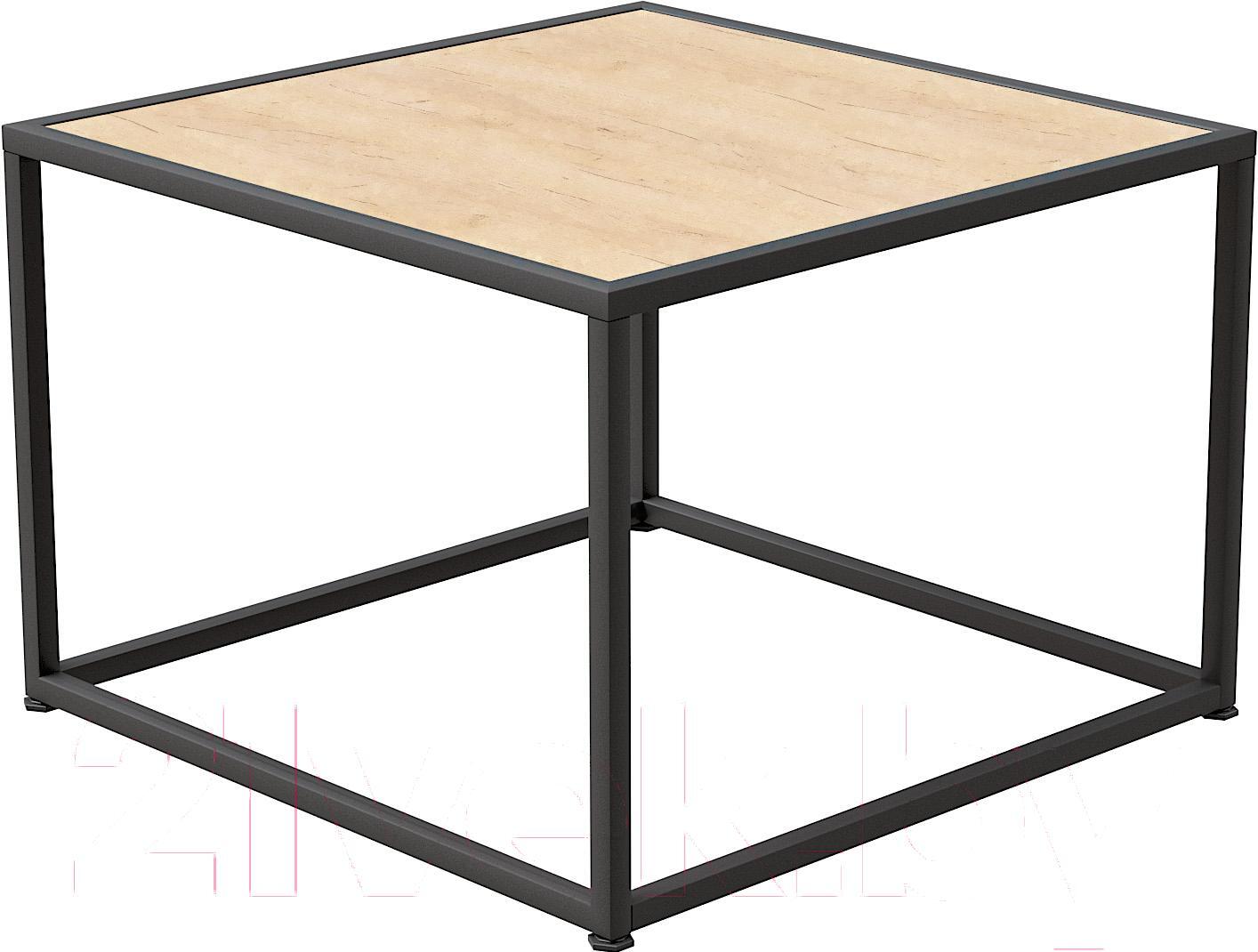 

Журнальный столик Millwood Art-3 L 65х65х49 дуб золотой Craft/металл черный