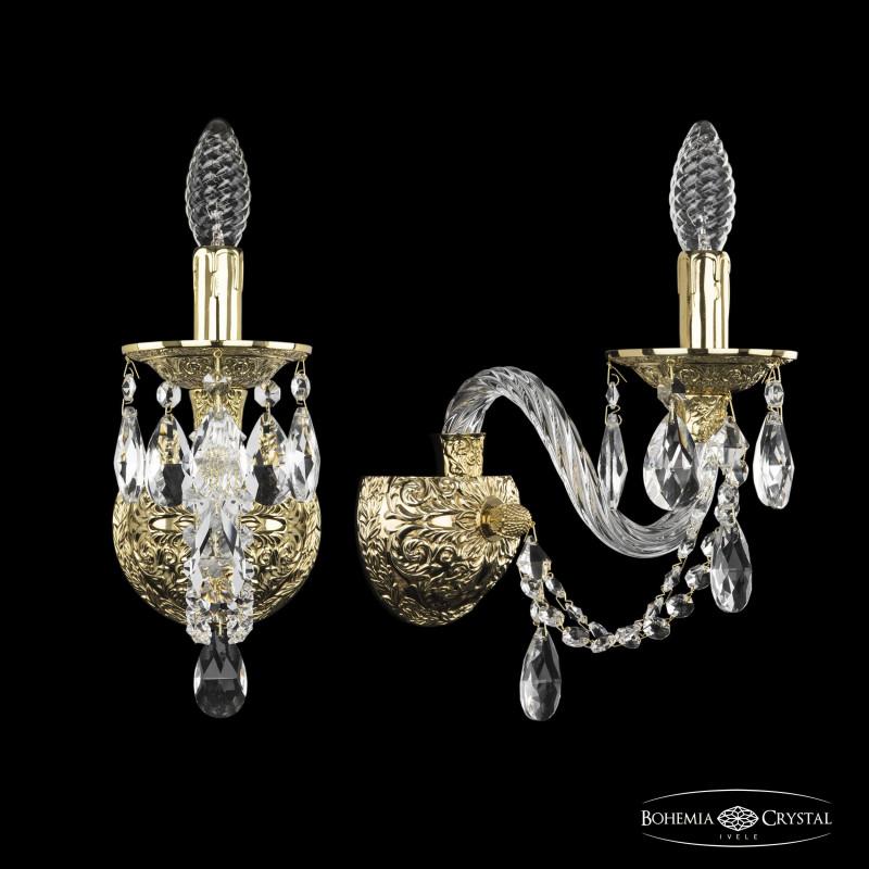 

Бра Bohemia Ivele Crystal хрустальная [16106B/1/165 G], хрустальная