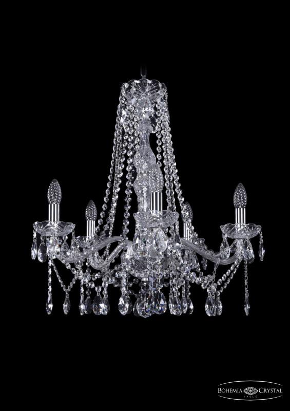 

Подвесная люстра Bohemia Ivele Crystal 1413/5/200/h-60/Ni