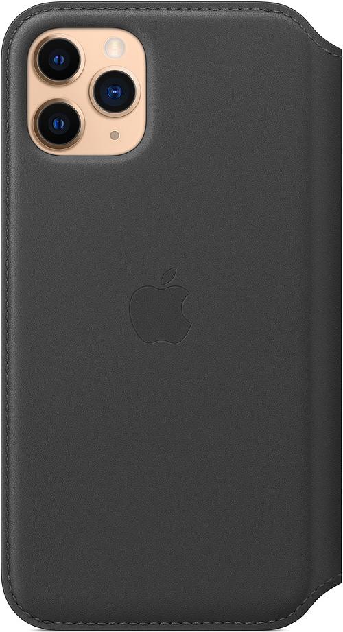 

Чехол для телефона Apple iPhone 11 Pro Leather Folio Black [MX062ZM/A], iPhone 11 Pro Leather Folio