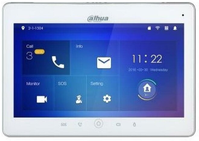 

Видеодомофон Dahua DH-VTH5241DW белый