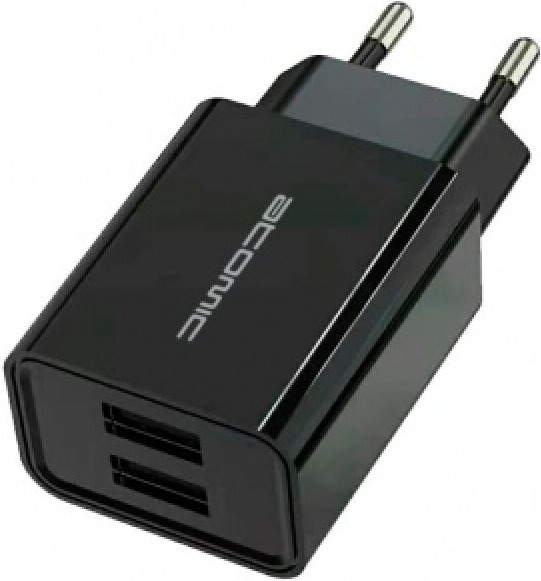 

Сетевое зарядное устройство Atomic U400 2.1A 2хUSB Black