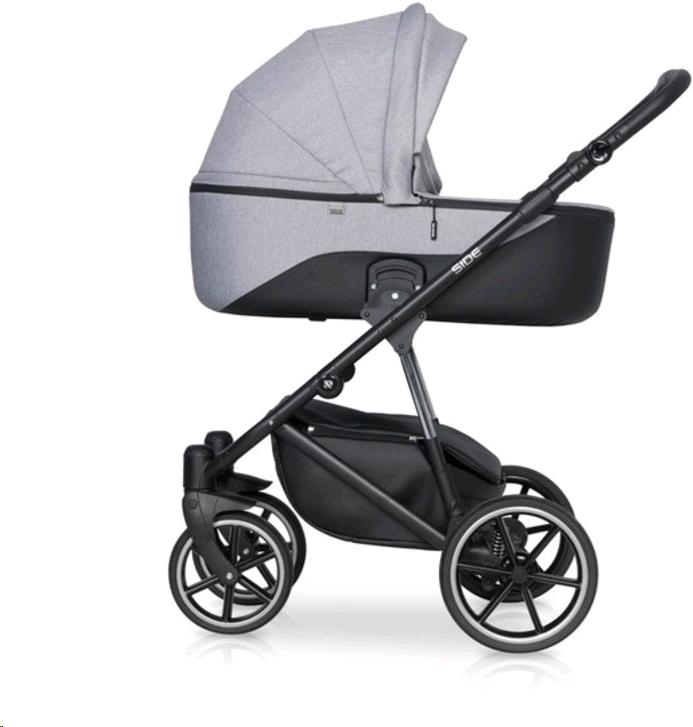 

Детская коляска Riko SIDE 2в1 01 grey fox [136641], Side 2в1