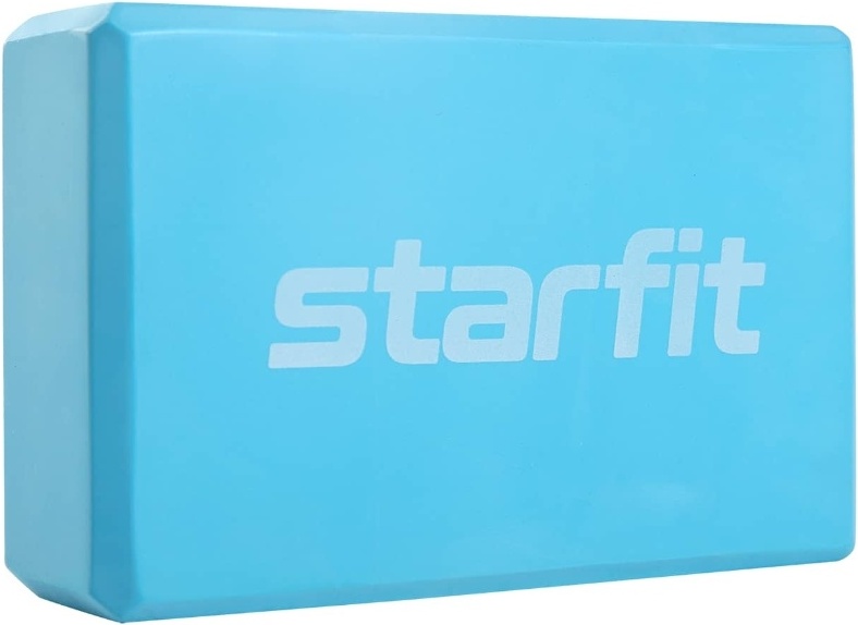 

Блок для йоги Starfit Core YB-200 EVA синий пастель