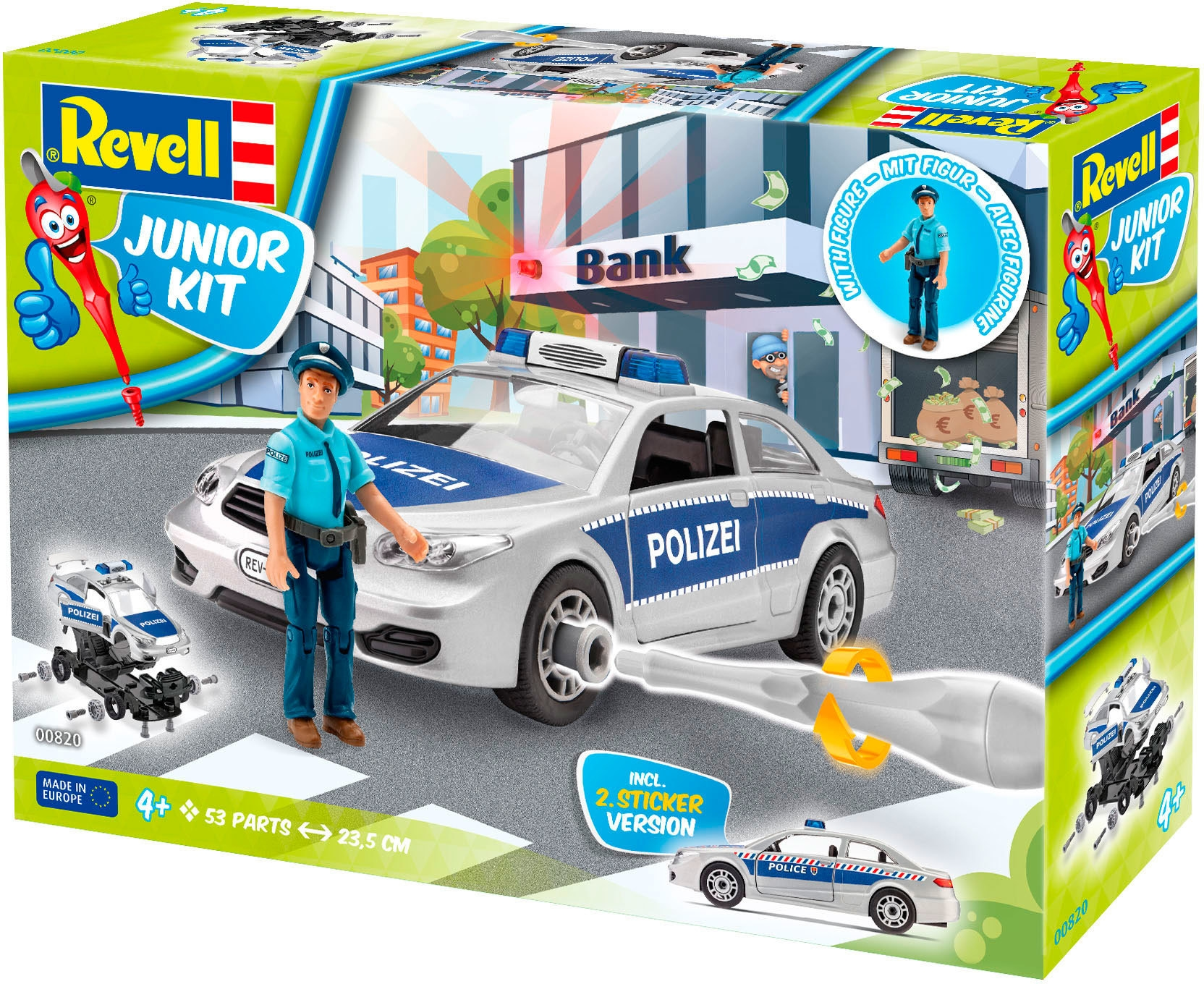 

Конструктор Revell Полицейская машина с фигуркой [00820], Конструктор Revell Полицейская машина с фигуркой 00820
