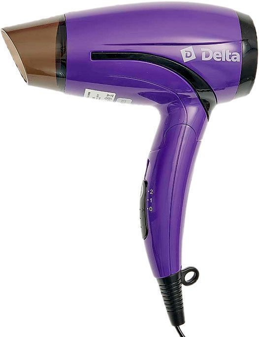 

Фен Delta DL-0906 фиолетовый [DL-0906 фиолетовый], Фен Delta DL-0906 фиолетовый