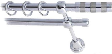 

Карниз Lm Decor Жезл 060 2р гладкий 3.2м хром, Жезл 060 2р гладкий 16мм 3.2м