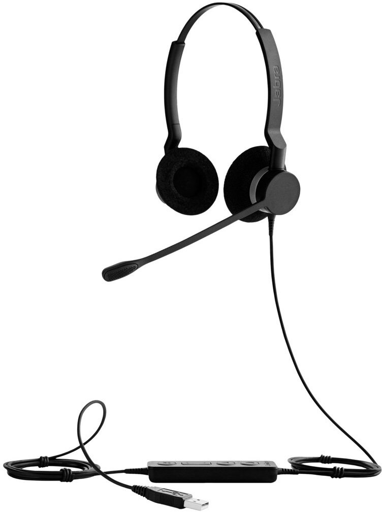 

Проводная гарнитура Jabra BIZ 2300 Duo USB MS [2399-823-109], Наушники Jabra BIZ 2300 Duo USB MS 2399-823-109 черный