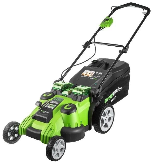 

Газонокосилка аккумуляторная Greenworks G40LM49DBK6, G40LM49DBK6