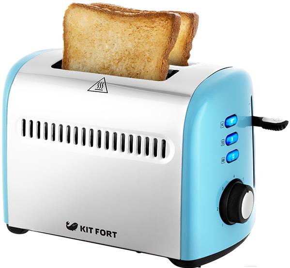 

Тостер Kitfort KT-2026-1 Light Blue, KT-2026-1