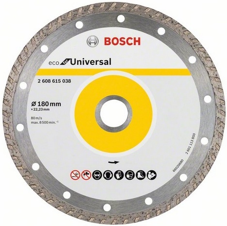 

Алмазный диск Bosch Universal Turbo 180-22.23 ECO [2.608.615.038], Алмазный диск Bosch Universal Turbo 180-22.23 ECO 2.608.615.038