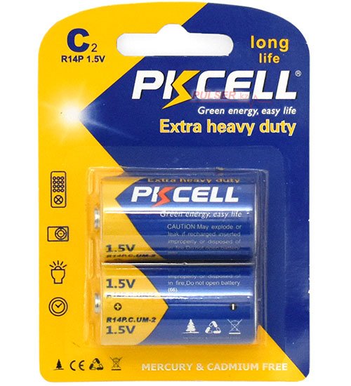 

Батарейка, аккумулятор, зарядное PKCELL R14P-2B, R14P-2B