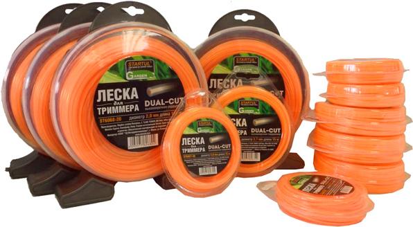 

Леска для триммера Startul ф 2.0 х 15 м круглое сечение dual-cut Garden [ST6067-20], Леска для триммера Startul ф 2.0 х 15 м круглое сечение dual-cut Garden ST6067-20