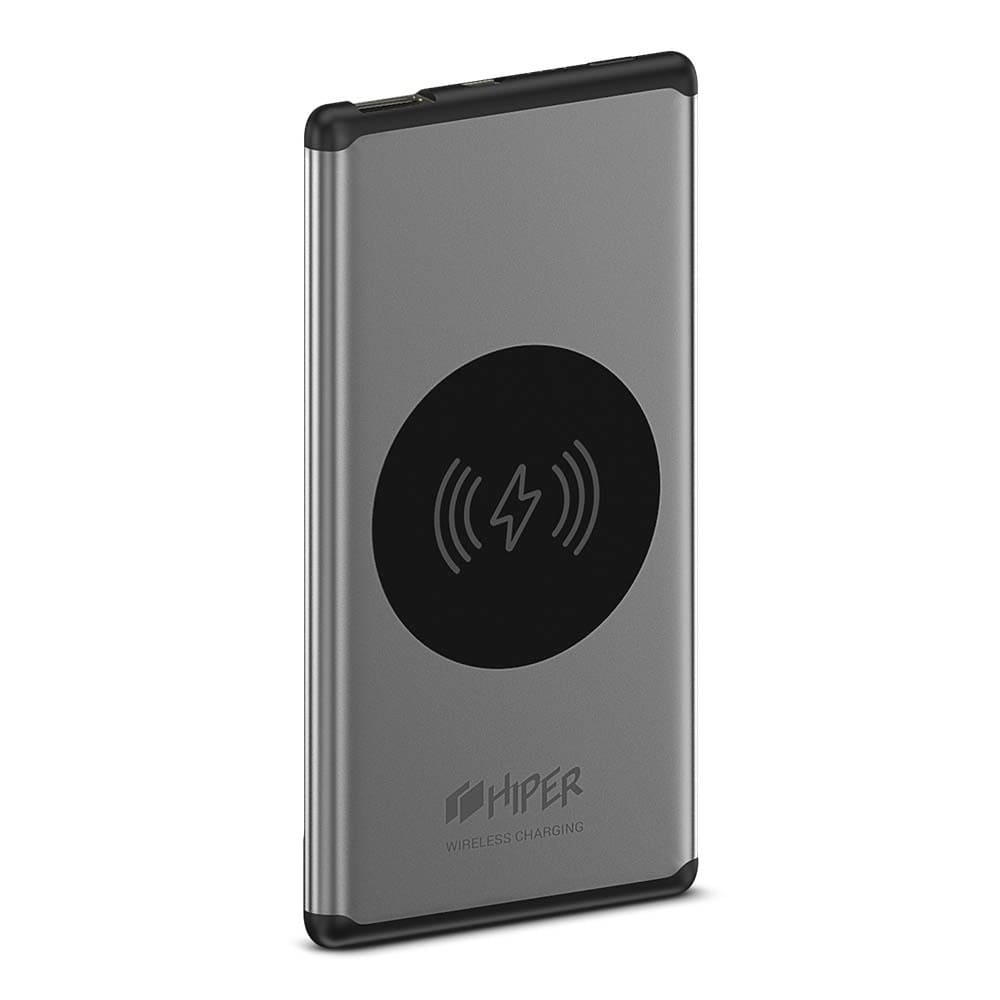 

Портативный аккумулятор Powerbank Hiper Nano V серебристый, Nano V