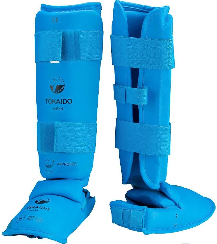 

Защита голень-стопа Tokaido PU Shin and removable instep guard S синий (PRO-3E-WKF-II)