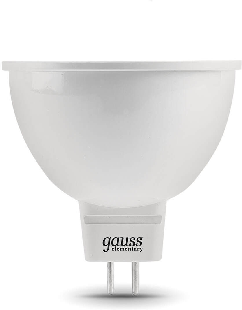 

Лампа Gauss LED Elementary MR16 GU5.3 9W 640lm 3000K 1/10/100 [13519], Светодиодная лампочка Gauss LED Elementary 13519