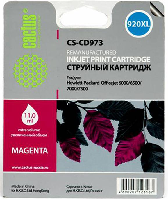 

Картридж для принтера и МФУ CACTUS CS-CD973 Magenta, CS-CD973