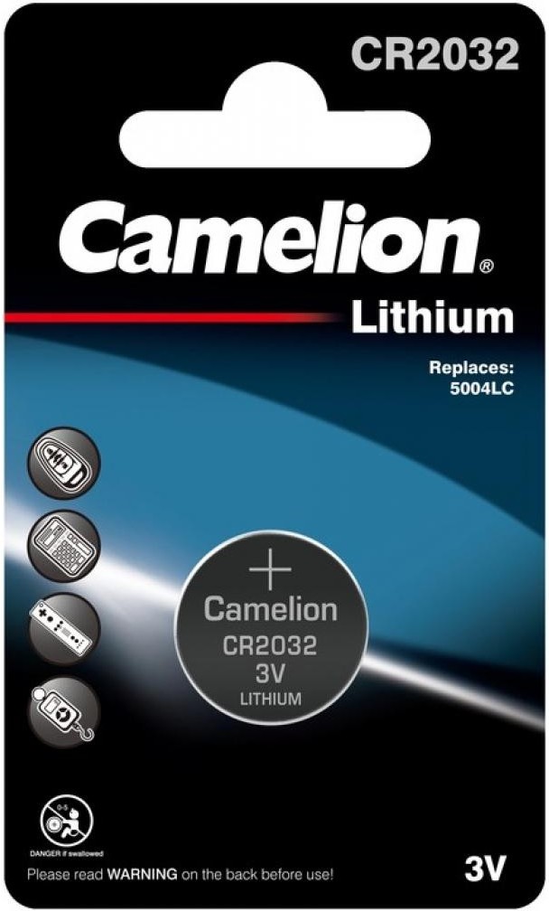 

Батарейка Camelion Lithium CR2032 1шт CR2032-BP1