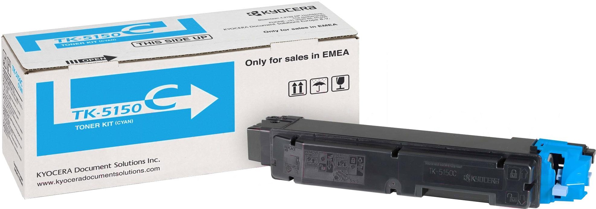 

Картридж для принтера Kyocera TK-5150C, Тонер Картридж Kyocera TK-5150C голубой (1T02NSCNL0)