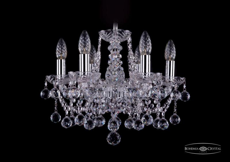 

Подвесная люстра Bohemia Ivele Crystal 1413/6/141/Ni/Balls
