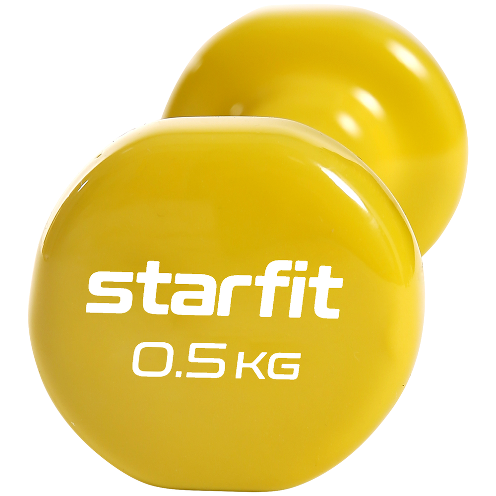 

Гантель Starfit Core DB-101 0,5 кг желтый, Core DB-101 0,5 кг