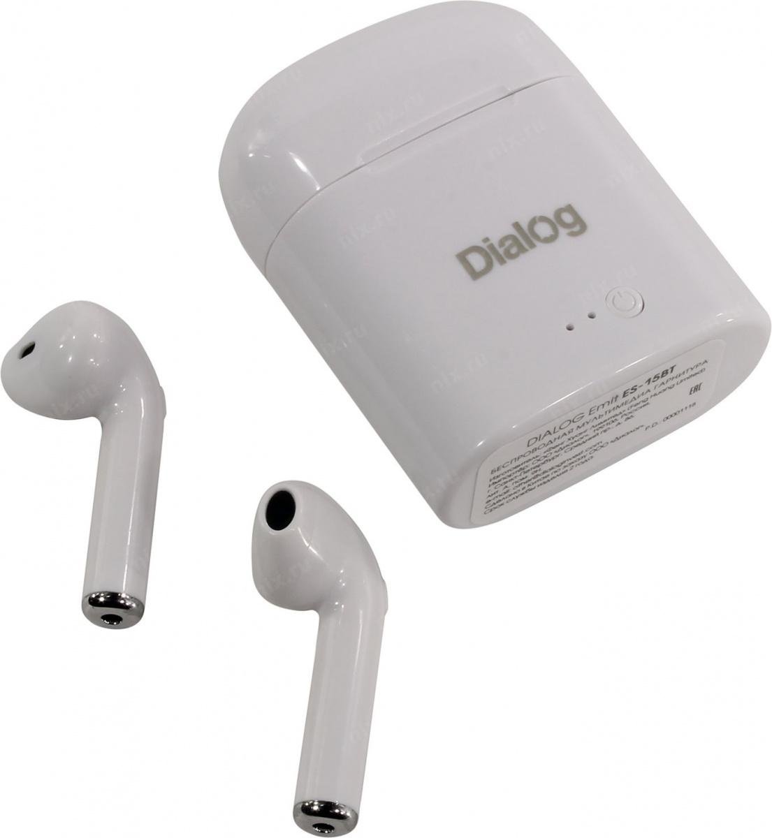 

Наушники Dialog ES-15BT White, ES-15BT