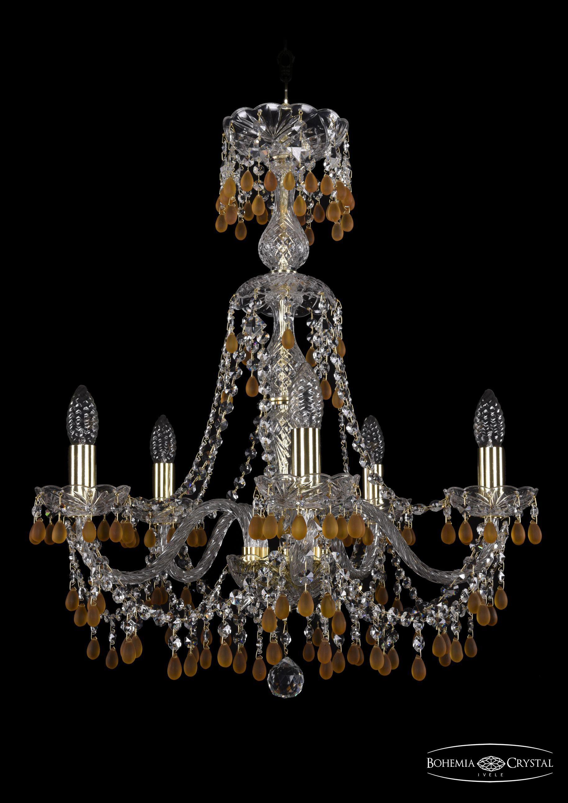 

Подвесная люстра Bohemia Ivele Crystal 1410/5/195/XL-66/G/V1003