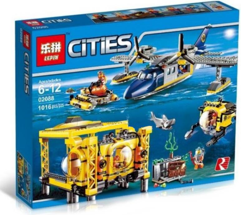 

Конструктор Lepin Глубоководная Исследовательская База [02088], Глубоководная Исследовательская База