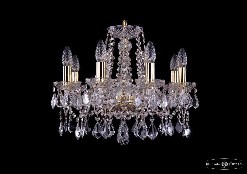 

Подвесная люстра Bohemia Ivele Crystal 1413/8/165/G/Leafs