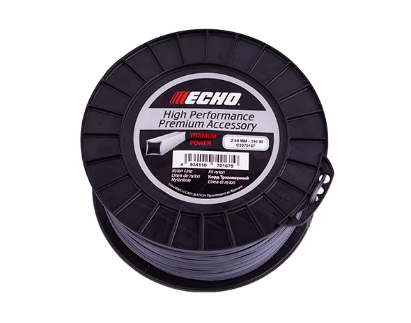 

Корд для триммера Echo Titanium Power Line 2,5мм*191м квадрат (C2070167)