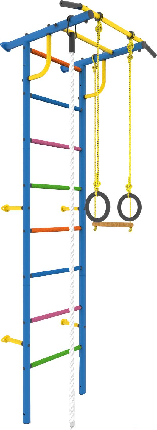 

Шведская стенка Rokids Роки-1ц синий, Спортивный комплекс Rokids Роки-1ц синий