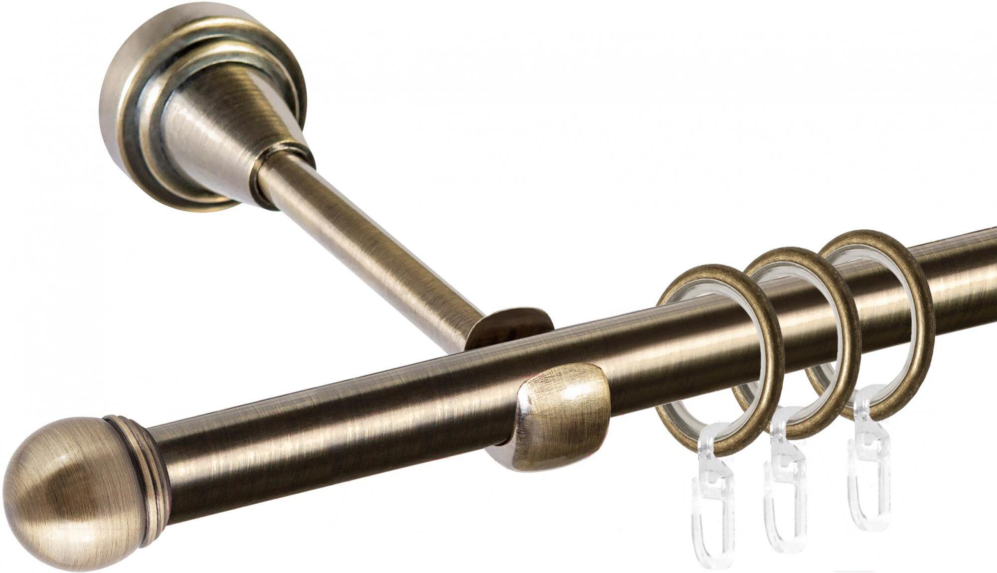 

Карниз АС ФОРОС Grace D16Г + наконечники Сфера 1.6м антик