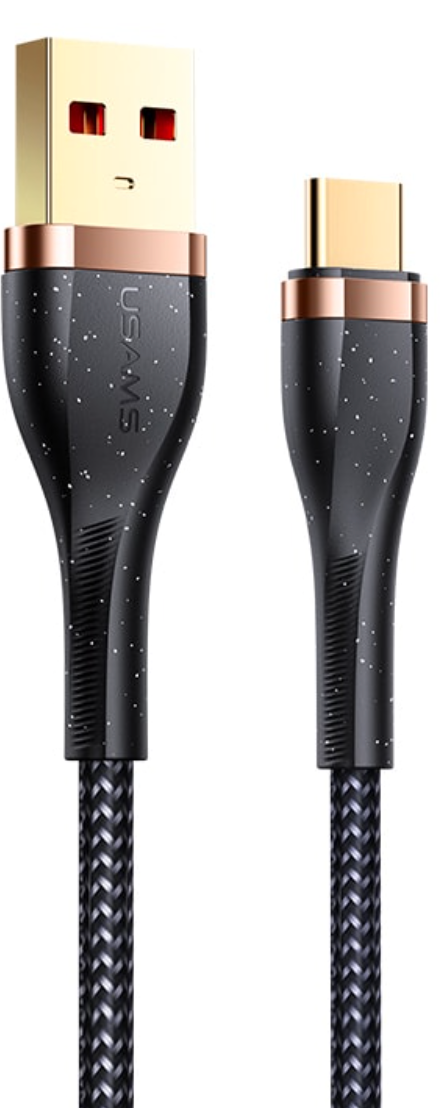

Кабель Usams U64 Aluminum Alloy 3A 1.2м черный [SJ488USB01], USAMS U64 Aluminum Alloy 3A 1.2м SJ488USB01 черный