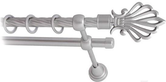 

Карниз Lm Decor Веер 006 2р витой 3м сатин, Веер 006 2р витой 16мм 3.0м