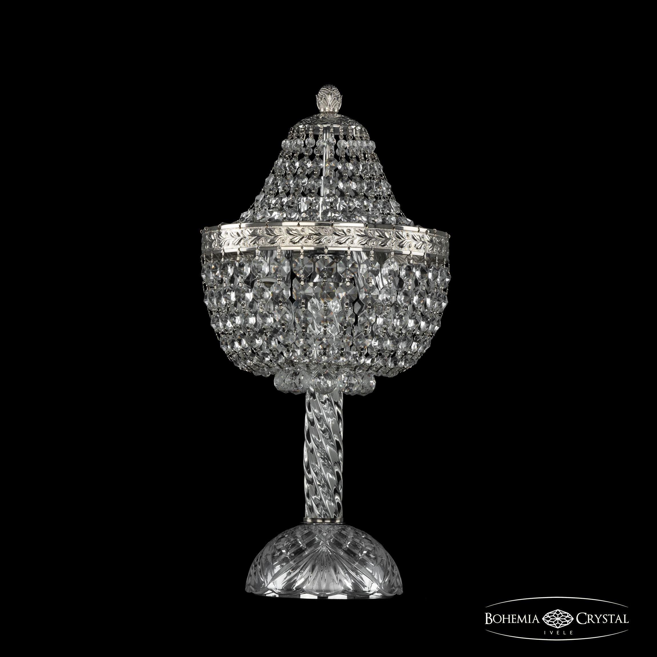 

Настольная лампа Bohemia Ivele Crystal 19281L4/H/20IV Ni