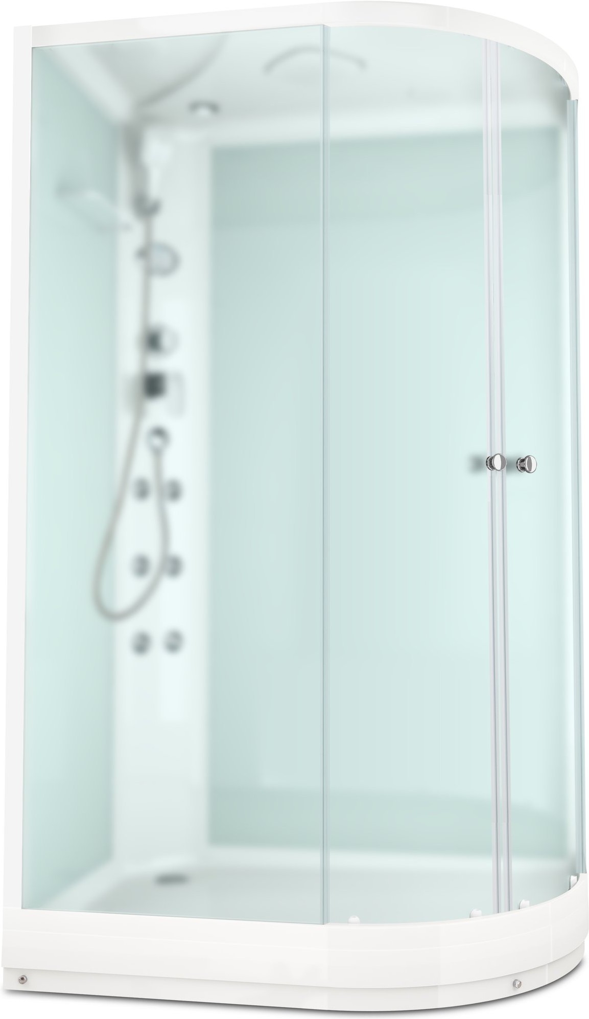 

Душевая кабина Domani-Spa Delight 128 L белый/сатин матированное стекло [DS01D128LLWM10], Душевая кабина Domani-Spa Delight 128 L DS01D128LLWM10 белый/сатин матированное стекло