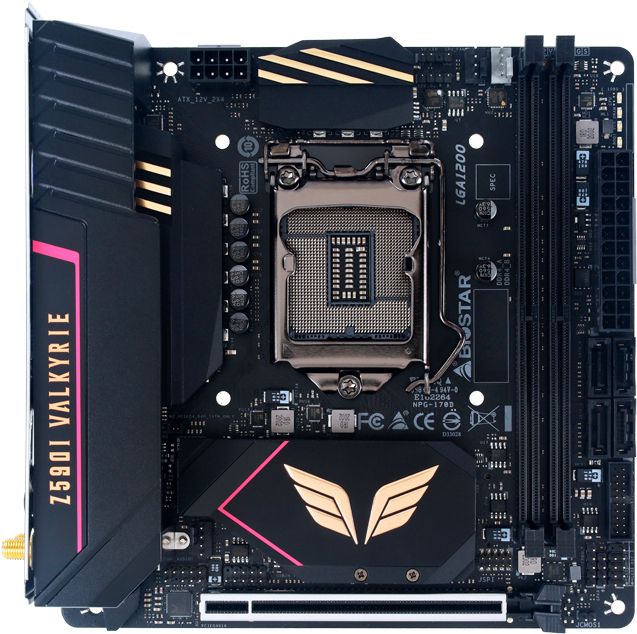 

Материнская плата BIOSTAR Z590I VALKYRIE