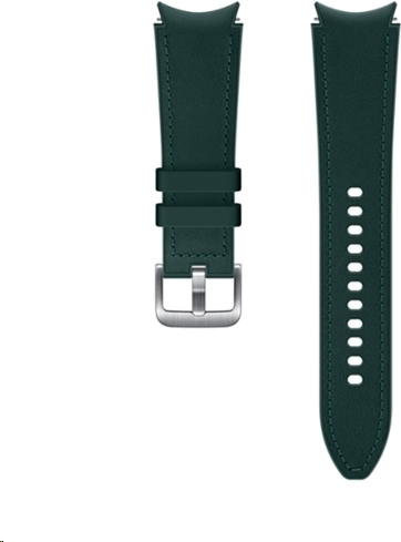 

Ремешок для часов Samsung Hybrid Band [ET-SHR89LGEGRU], Ремешок Samsung Hybrid Leather для Samsung Galaxy Watch4 (20 мм, M/L, зеленый)