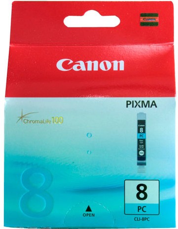 

Картридж для принтера Canon CLI-8PC, Картридж Canon CLI-8PC фото голубой (0624B001)